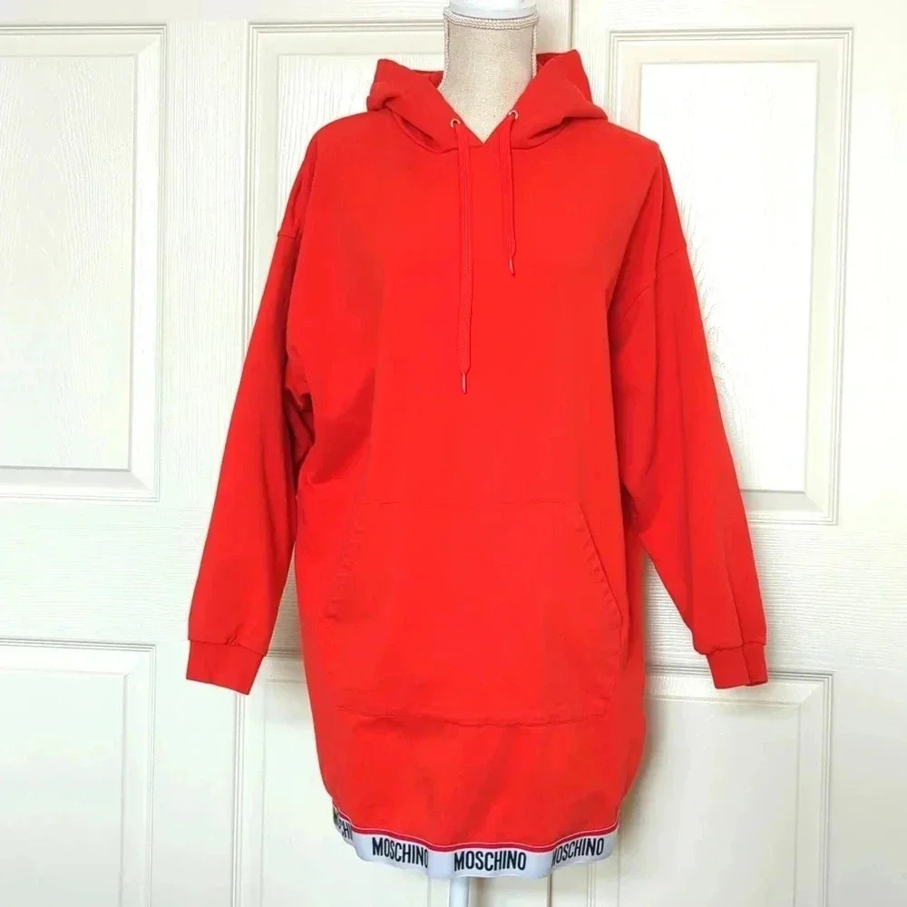 Moschino Underwear Orange/Red Sweatshirt Dress - Picture 4 of 12